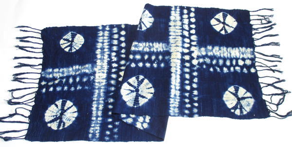 藍染めストール/マフラー・ブルキナファソ<アフリカの布