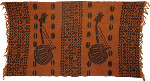 バンバラのボゴラン/泥染め(大)・マリ<アフリカの布