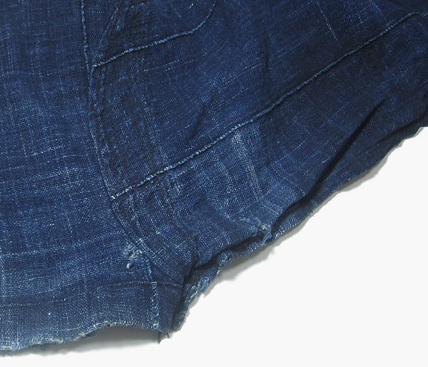 藍染め古布のサルエルパンツ・ブルキナファソ<アフリカの衣服・伝統衣装
