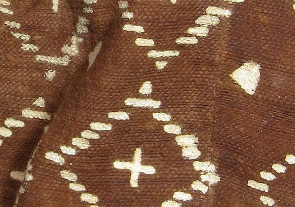バンバラの草木染めストール/マフラー・マリ<アフリカの布