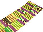 ケンテ布(帯状)・エウェ＜アフリカの織り布