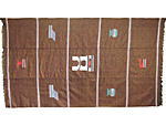 手織りテーブルクロスセット・フォン<アフリカの織り布
