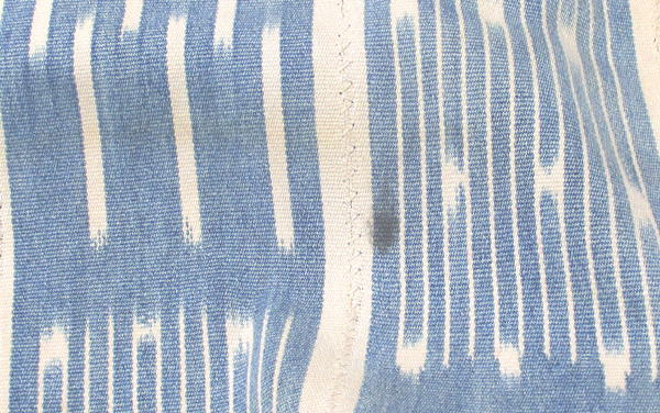 藍染め絣・古布(大)・ブルキナファソ<アフリカの織り布