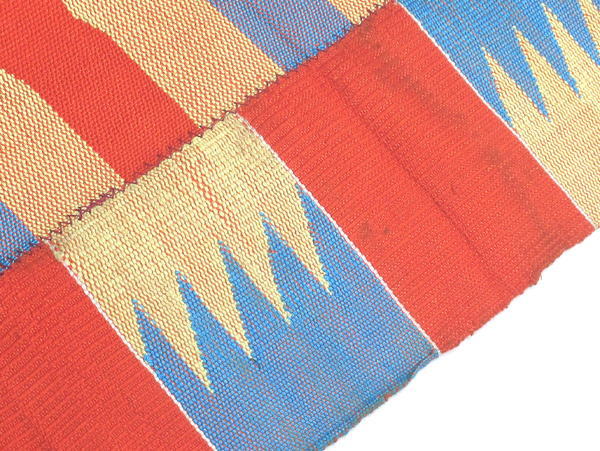 エウェのケンテ布(3枚綴り)・トーゴ＜アフリカの織り布