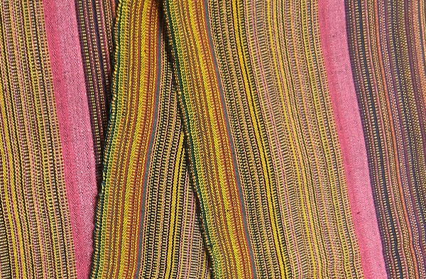 経織り縞布(帯状生地)・ブルキナファソ<アフリカの布