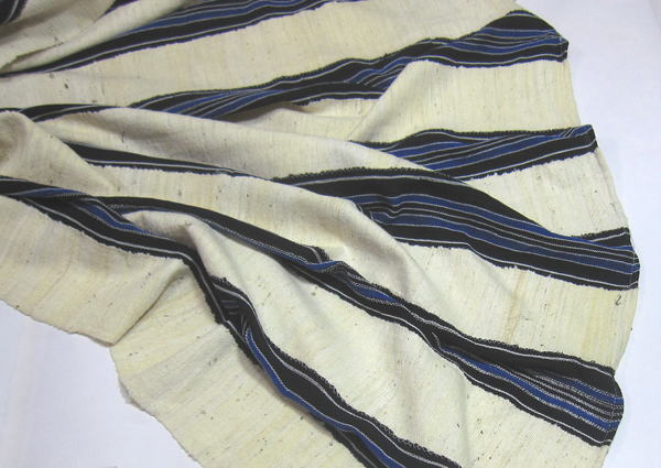 手織り縞布(大)・ブルキナファソ<アフリカの布
