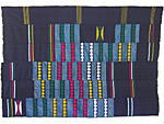 手織り文様布二枚組・ブルキナファソ<アフリカの織り布
